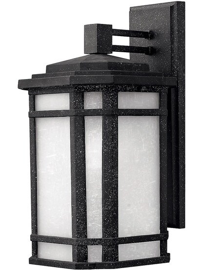Cherry Creek Large Entry Light In Vintage Black.