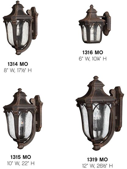 Alternate View 3 of Trafalgar Small Exterior Sconce