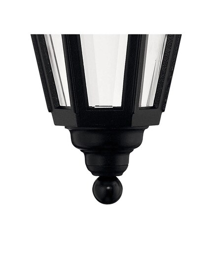 Manor House Hanging Porch Lantern in Satin Black
