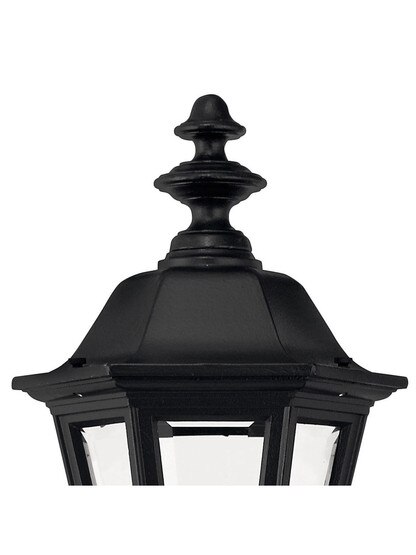 Manor House Small Lantern In Satin Black