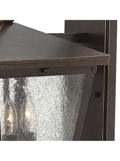 Alternate View of Trellis Outdoor Wall Lantern.