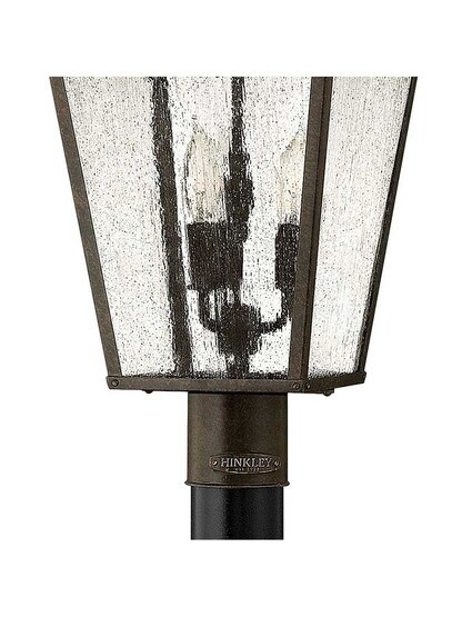 Alternate View of Trellis Outdoor Post Lantern.