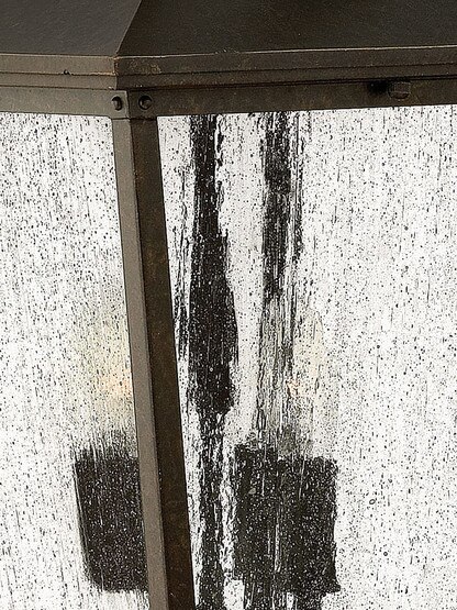 Trellis Large Outdoor Wall Lantern with Scrolls