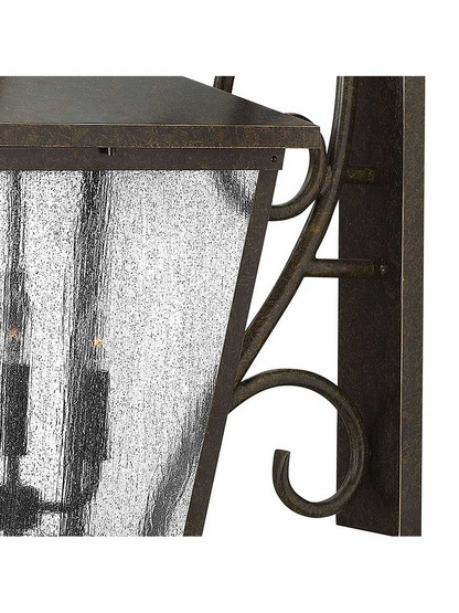 Alternate View of Trellis Extra-Large Outdoor Wall Lantern with Oversized Scrolls.