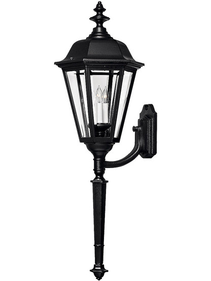 Manor House Extra Large Entry Light In Satin Black