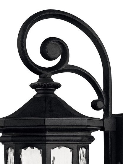 Raley Large Outdoor Entry Sconce In Museum Black