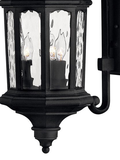 Raley Large Outdoor Entry Sconce In Museum Black