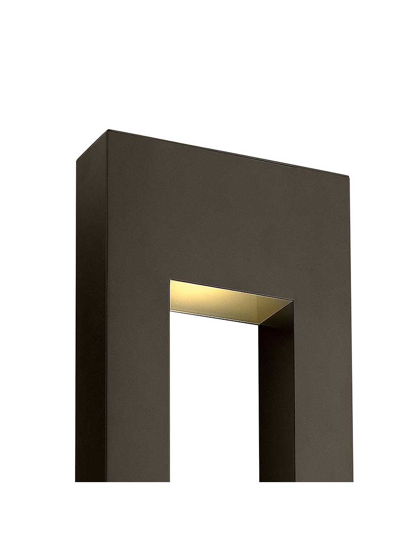 Alternate View of Atlantis Extra-Large Rear Mounted Sconce with Three Lights.