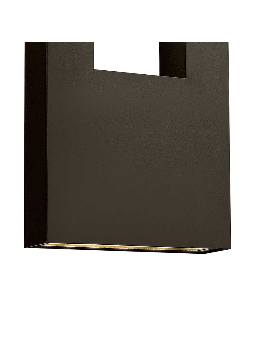Alternate View 2 of Atlantis Extra-Large Rear Mounted Sconce with Three Lights.