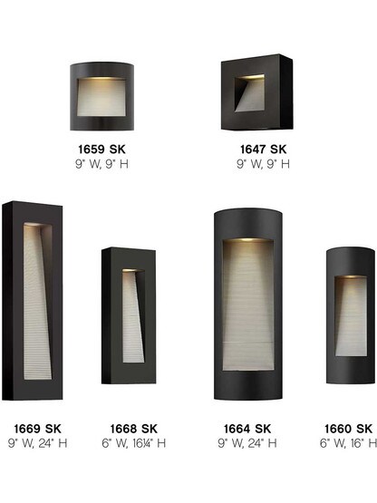 Alternate View 4 of Luna Tall ADA Exterior Wall Sconce.