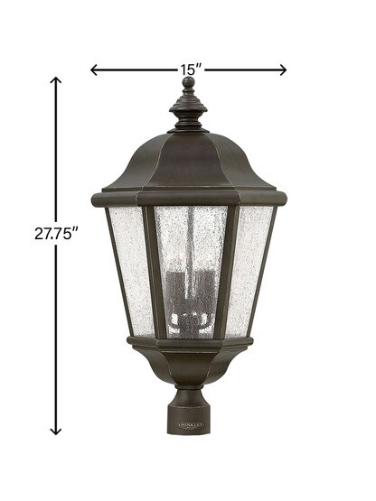 Edgewater 15" Outdoor Post-Mount Light