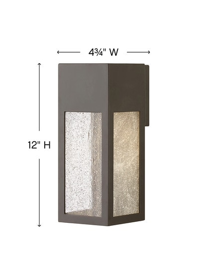 Rook 1 Light Medium Wall Mount Lantern