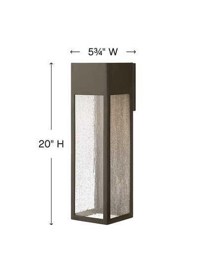 Rook 1 Light Extra Large Wall Mount Lantern