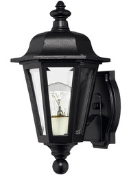 Manor House Compact Sconce In Satin Black