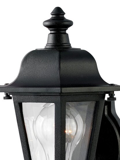Manor House Compact Sconce In Satin Black