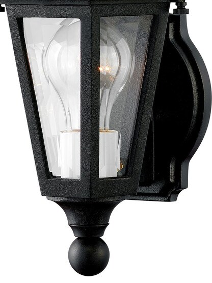 Manor House Compact Sconce In Satin Black