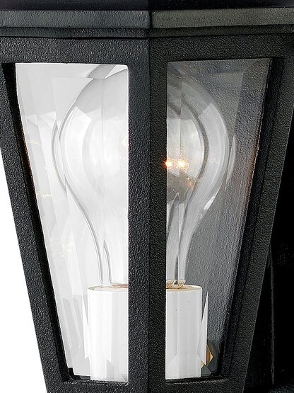 Manor House Compact Sconce In Satin Black