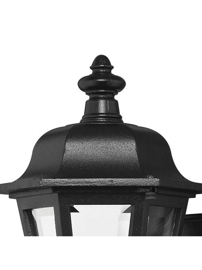 Manor House Compact Sconce In Satin Black