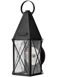 York Outdoor Entry Light In Matte Black