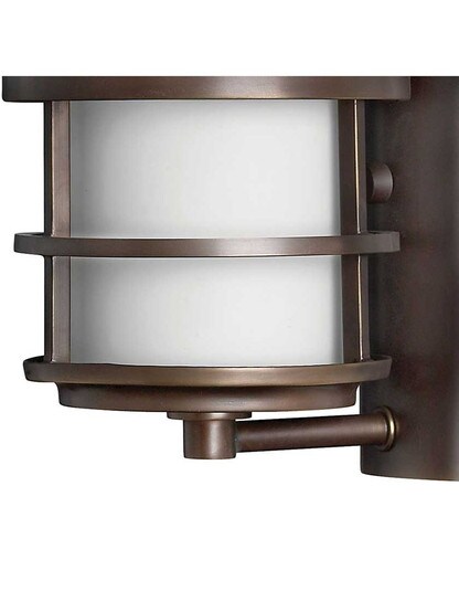 Alternate View of Saturn 12 inch Exterior Sconce