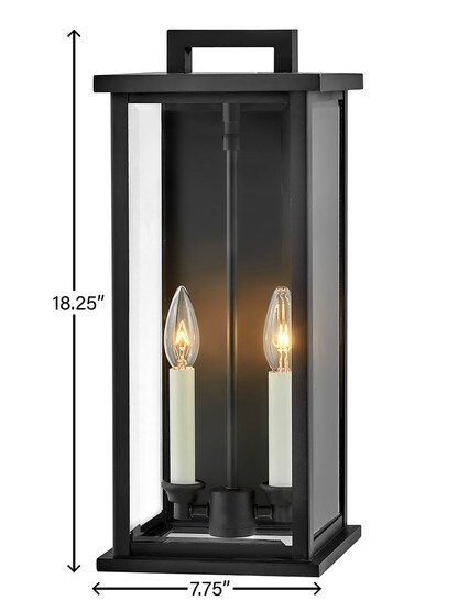 Weymouth 2 Light Medium Wall Mount Lantern