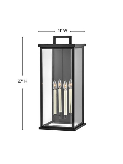 Weymouth 4 Light Extra Large Wall Mount Lantern