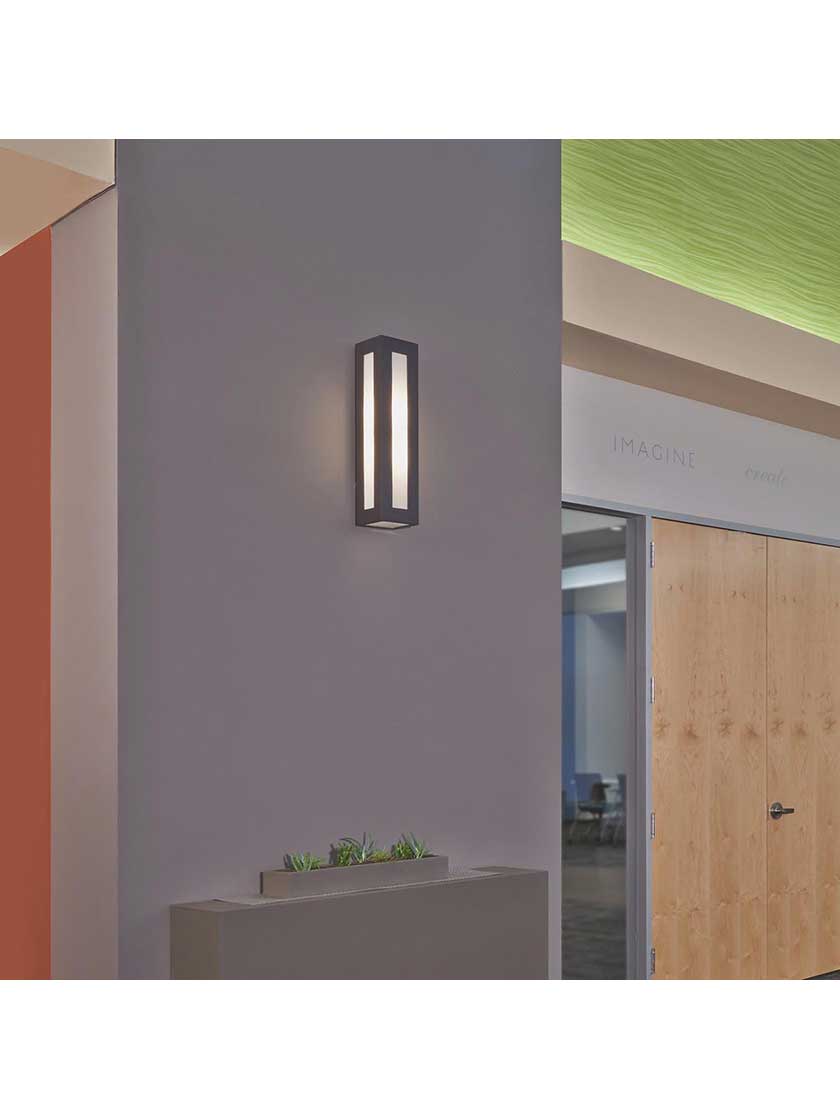 Alternate View 3 of Dorian Large Exterior Wall Sconce.