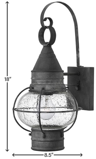 Cape Cod 18-Inch Outdoor Wall Sconce