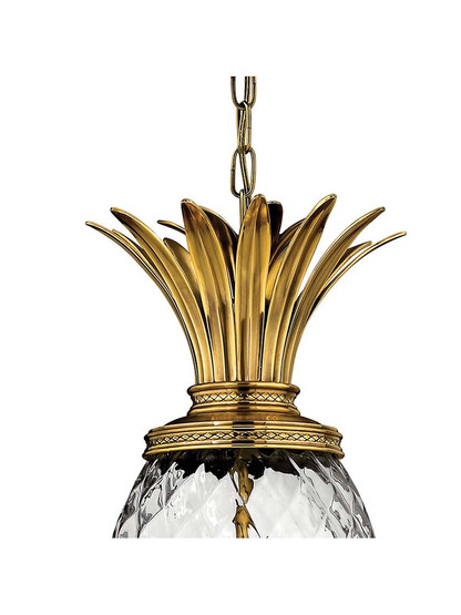 Alternate View of Pineapple Pendant With Clear Optic Glass
