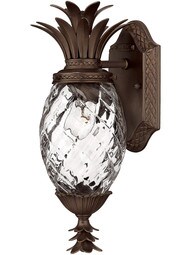 Pineapple Sconce In Copper Bronze.