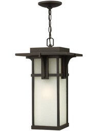 Manhattan Outdoor Pendant Light in Olde Bronze