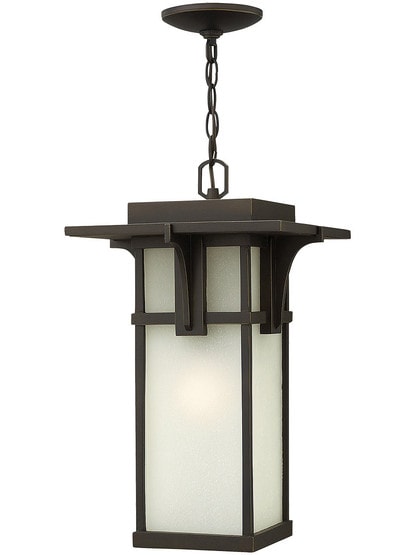 Manhattan Outdoor Pendant Light In Olde Bronze