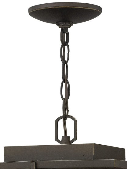 Manhattan Outdoor Pendant Light in Olde Bronze