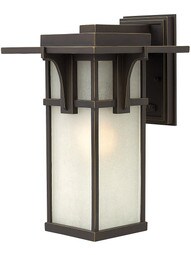 Manhattan Large Outdoor Wall Light in Olde Bronze