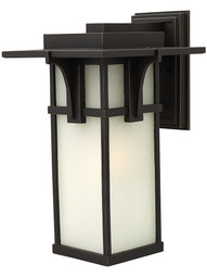 Manhattan Extra-Large Outdoor Wall Light In Olde Bronze