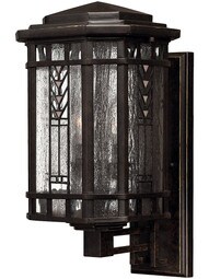 Tahoe Large Entry Light in Regency Bronze.