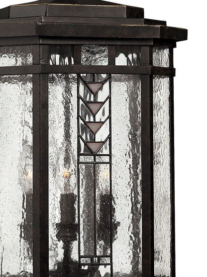 Tahoe Hanging Porch Lantern in Regency Bronze
