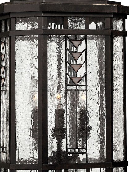 Tahoe Hanging Porch Lantern in Regency Bronze