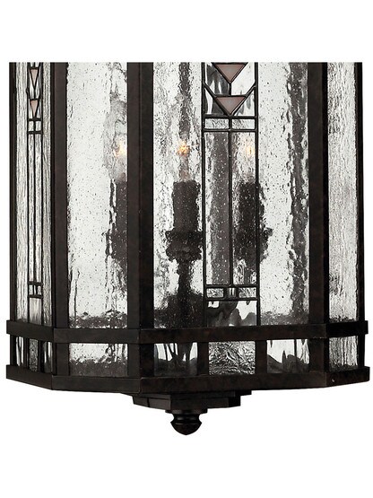 Tahoe Hanging Porch Lantern in Regency Bronze