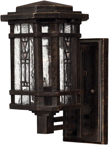 Tahoe Wall Mounted Porch Light in Regency Bronze.
