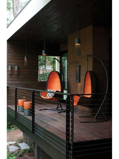 Alternate View of Aria Exterior Pendant.
