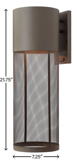 Aria Large Exterior Wall Sconce