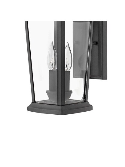 Bromley Small Outdoor Wall-Mount Lantern with Scrolled Arm