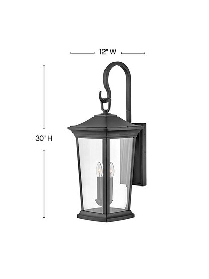 Bromley 3 Light Extra Large Wall Mount Lantern