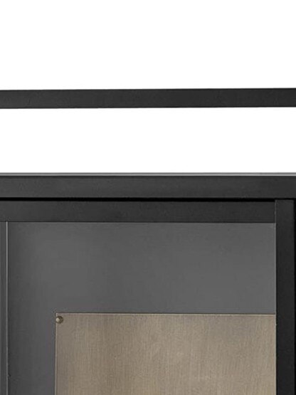 Langston 2 Light Extra Large Wall Mount Lantern in Black