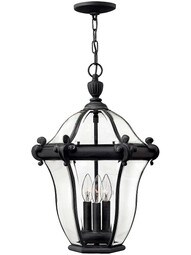 San Clemente Hanging Exterior Light in Museum Black