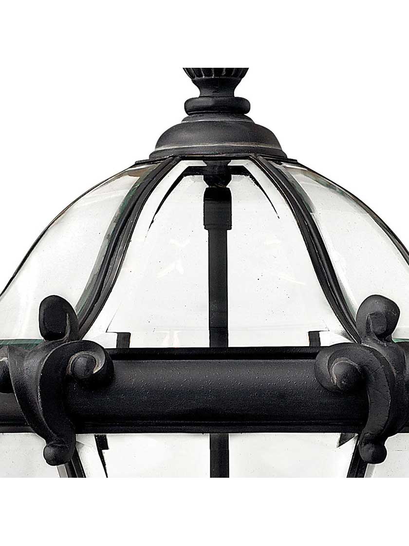 Alternate View 2 of San Clemente Hanging Exterior Light In Museum Black