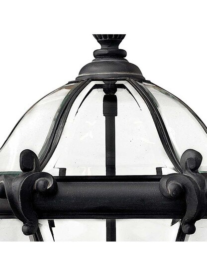 Alternate View 2 of San Clemente Hanging Exterior Light In Museum Black