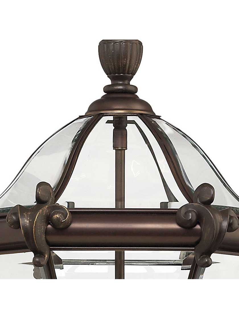 Alternate View 4 of San Clemente Hanging Exterior Light In Museum Black
