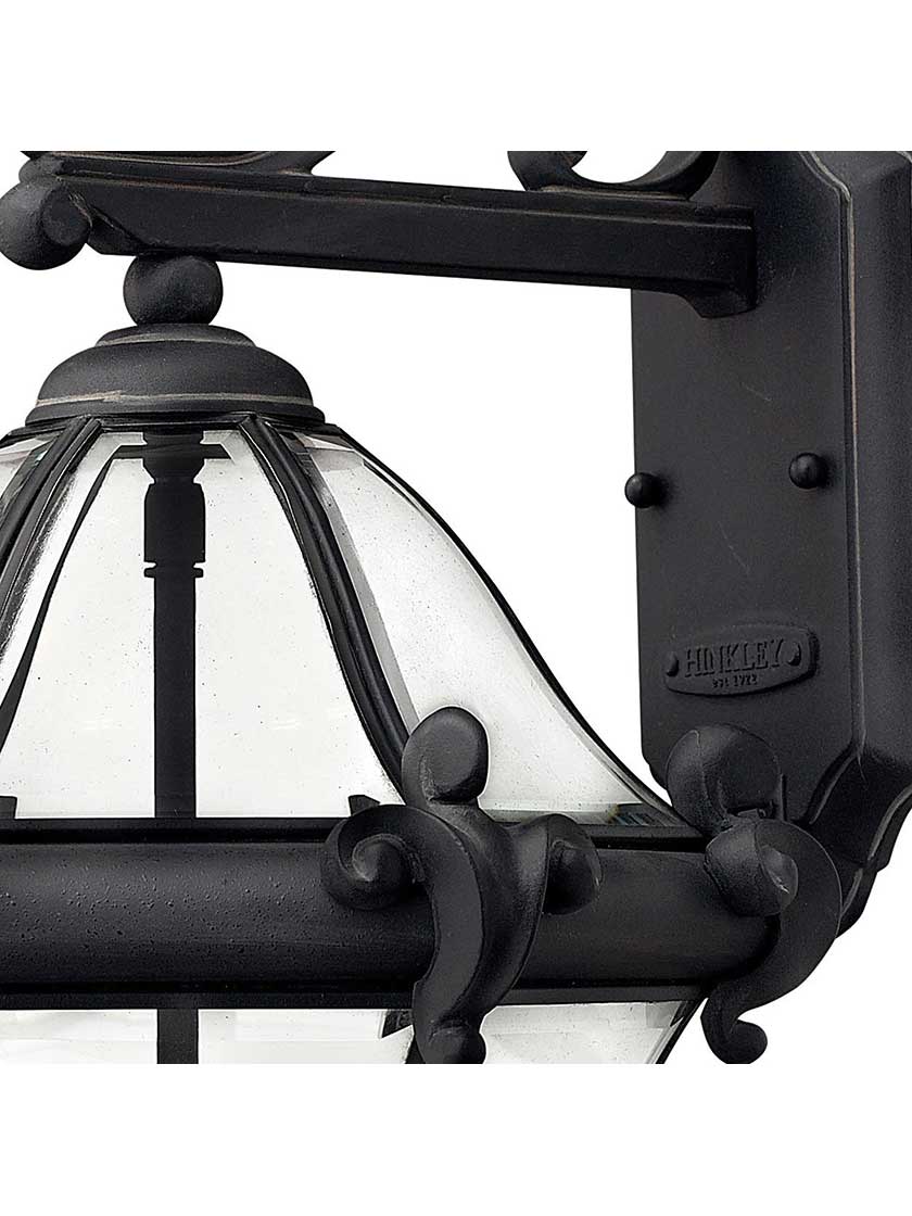 Alternate View 3 of San Clemente 3 Light Exterior Sconce In Museum Black